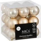 Mica Decorations Kerstballenset 27 stuks – Ø 6 cm, onbreekbaar – foto 2 van 2