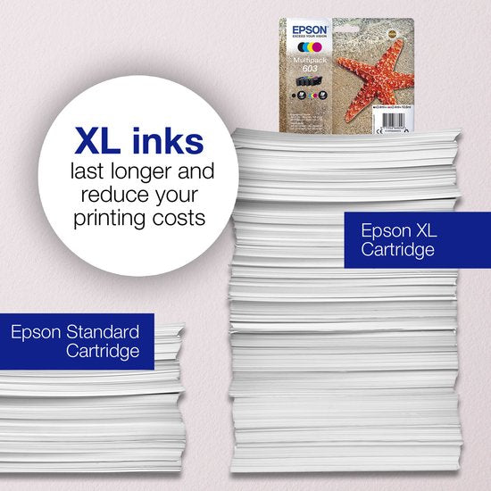 Original Ink Cartridge Epson 603 Cyan