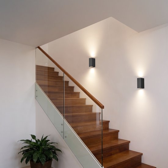 Calex Bergamo wandlamp up & downlight – 2× GU10, IP54 – foto 4 van 4