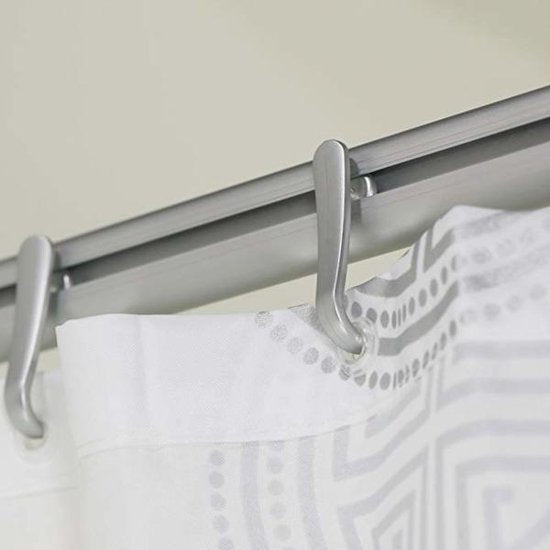 Sealskin Easy Roll Douchegordijnhaakjes (12 stuks) - Grijs