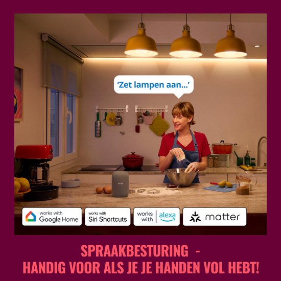 WiZ Slimme stekker type F – Wi-Fi, Matter gecertificeerd – foto 4 van 4