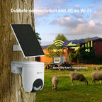 EZVIZ HB8 Lite beveiligingscamera 4G & Wifi 6 kit – 2K+ PTZ, IP65 – foto 3 van 4