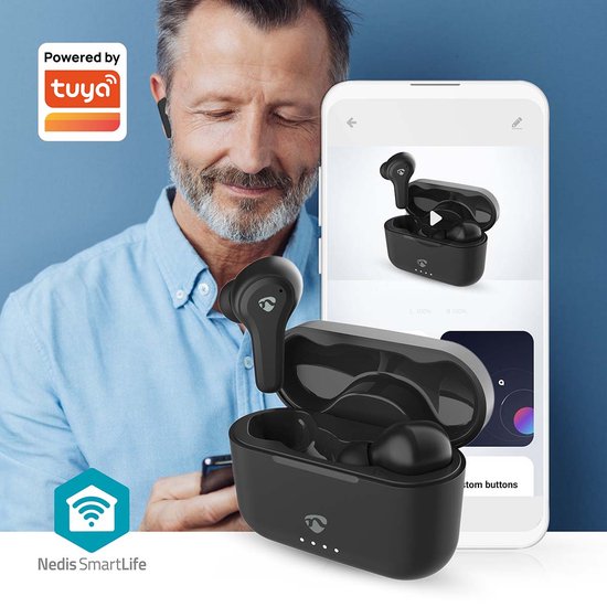 Nedis Draadloze oordopjes – Bluetooth 5.3, tot 36 u speeltijd – foto 2 van 4