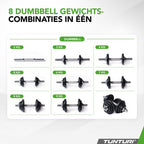 Tunturi Halterset – 20 kg, gietijzer – foto 2 van 4
