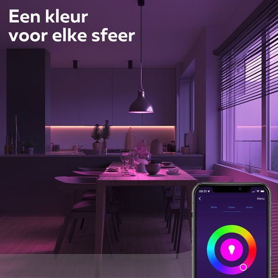 Calex Smart Lamp - Wi-Fi LED Lighting - GU10 - Smart Bulb - Dimmable - RGB and Warm White - 4.9W