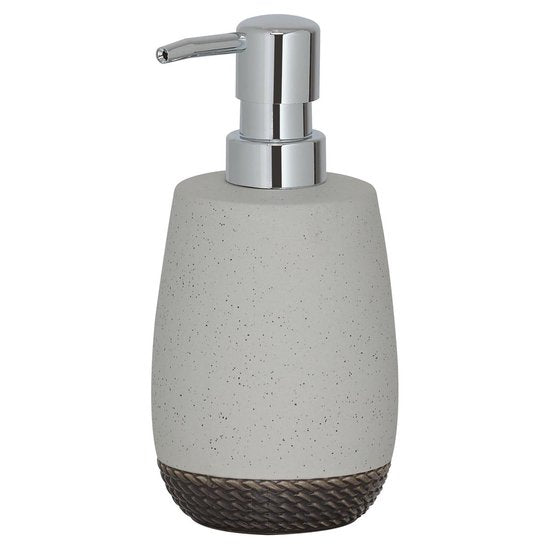 Sealskin Braid zeepdispenser 400 ml – keramiek, lichtgrijs – foto 3 van 4