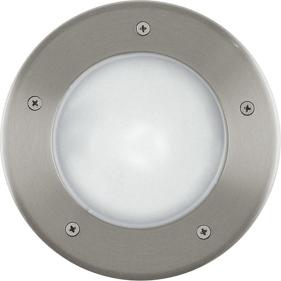 EGLO Riga 3 grondinbouwlamp – 1× E27, IP67 RVS – foto 1 van 4