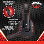 No Fear Gaming Headset – 40 mm drivers, opvouwbare microfoon – foto 4 van 4