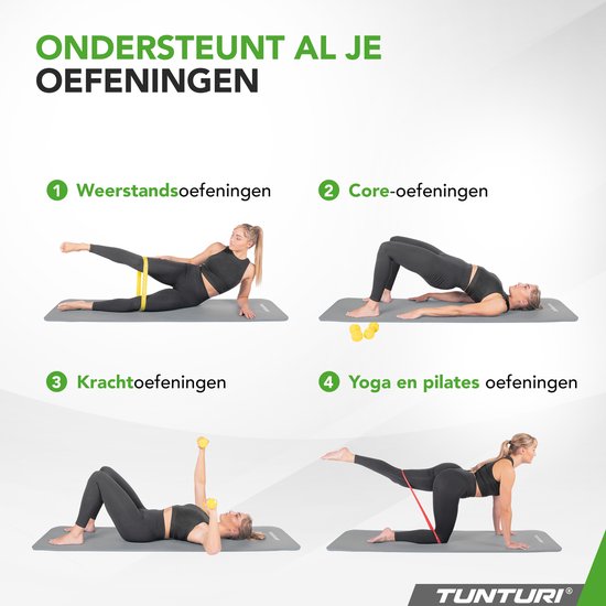Tunturi NBR Yogamat – 180 × 60 cm, 15 mm dik