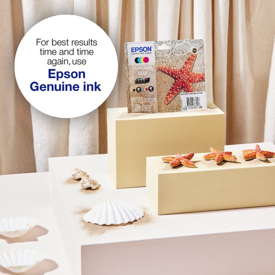 Original Ink Cartridge Epson 603 Cyan