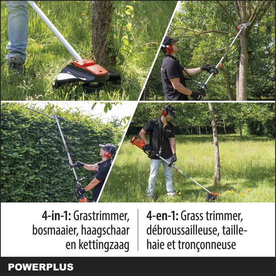TUIN MULTITOOL 4-IN-1 40V (GEEN BATT.)