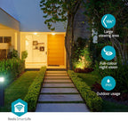 Nedis SmartLife Buitencamera WIFICO22CWT – 3 MP, spotlight en pan & tilt – foto 4 van 4