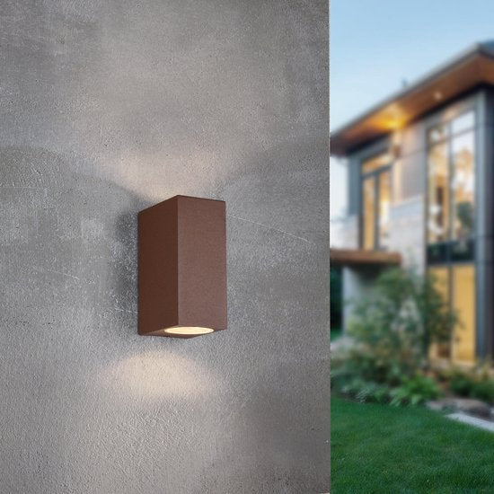 Trio Roya Wandlamp – 2× GU10, IP44 buitenverlichting – foto 2 van 4