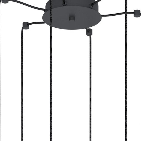 EGLO Giaconecchia - Hanglamp - E27 - Ø 18 cm - Antraciet