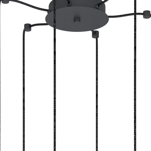 EGLO Giaconecchia - Hanglamp - E27 - Ø 18 cm - Antraciet