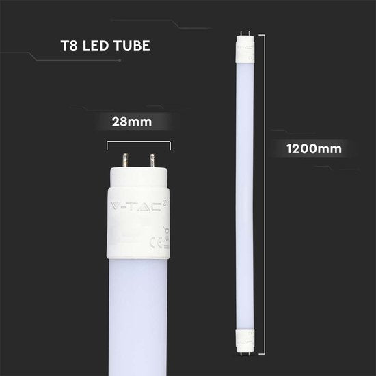 V-TAC VT-122-N LED-buislamp T8 – G13 16,5 W, 4000 K – foto 3 van 4