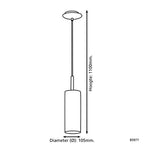 EGLO Troy 3 Hanglamp – 1× E27, Ø 10,5 cm – foto 4 van 4