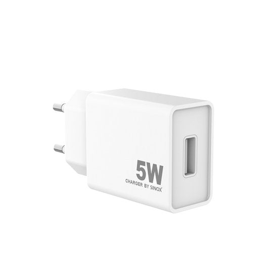 Sinox SXP6005 Oplader – 1× USB, 5 V / 5 W – foto 3 van 3
