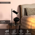 Lucide Clubs bureaulamp – 1× GU10, zwart – foto 2 van 4