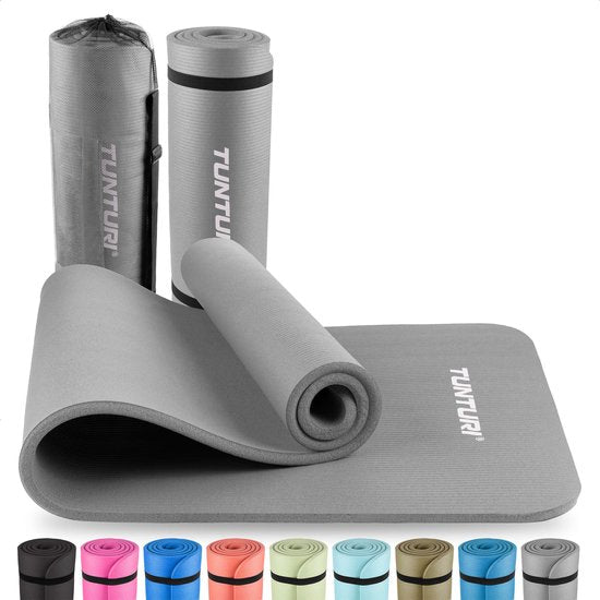 Tunturi NBR Yogamat – 180 × 60 cm, 15 mm dik