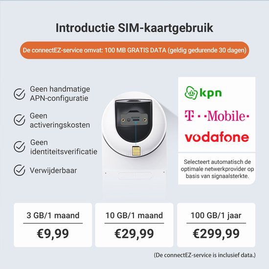 EZVIZ HB8 Lite beveiligingscamera 4G & Wifi 6 kit – 2K+ PTZ, IP65 – foto 4 van 4