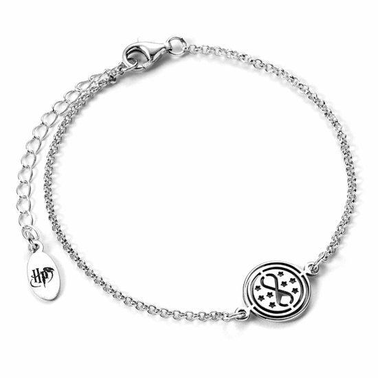 The Carat Shop Harry Potter Tijdverdrijver bedelarmband – zilver, 17 cm – foto 1 van 3