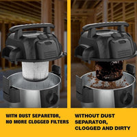 DeWalt DXVCS003 Voorafscheider – roestvrij staal, 34 L – foto 4 van 4