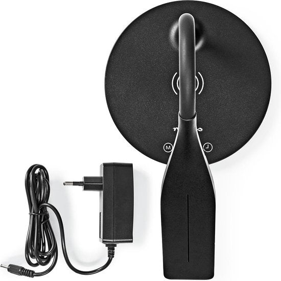 Nedis LED-Lamp met Draadloze Lader - Dimmer - Op Product - LED / Qi - 10 W - Met dimfunctie - Koel Wit / Natuurlijk Wit / Warm Wit - 2700 - 6500 K