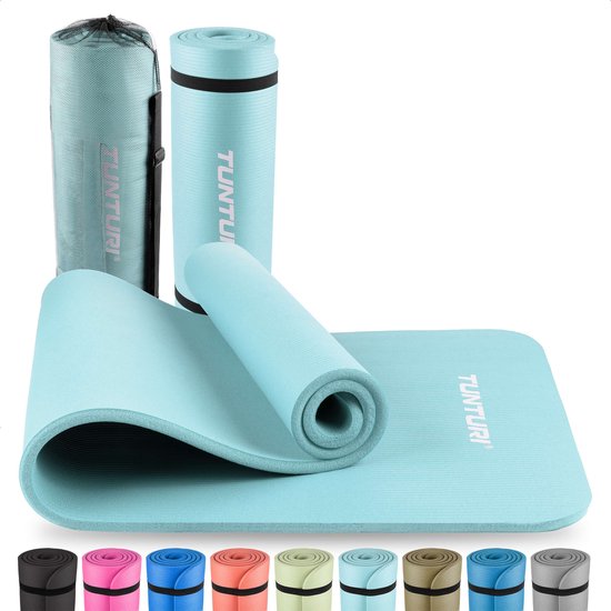 Tunturi NBR Yogamat – 180 × 60 cm, 15 mm dik – foto 1 van 4