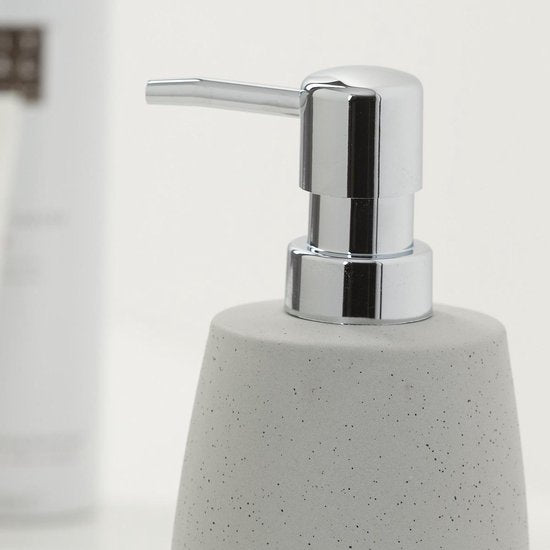 Sealskin Braid zeepdispenser 400 ml – keramiek, lichtgrijs – foto 4 van 4