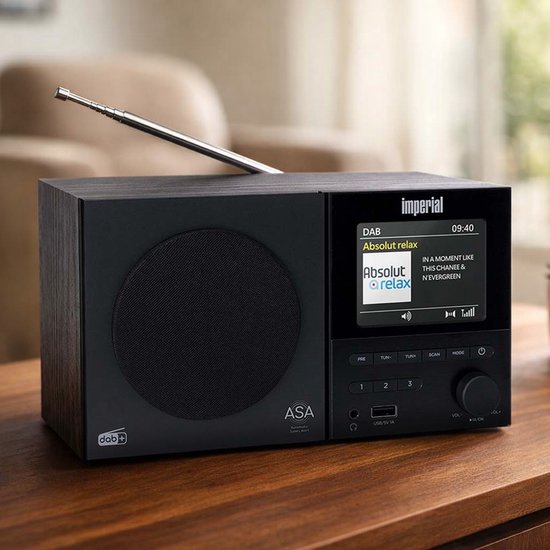 Imperial DABMAN-120BK DAB+ FM radio – Bluetooth 5.3, USB – foto 3 van 4