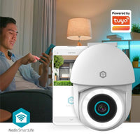 Nedis SmartLife Buitencamera WIFICO22CWT – 3 MP, spotlight en pan & tilt – foto 3 van 4