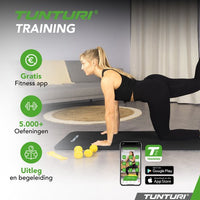 Tunturi NBR Yogamat – 180 × 60 cm, 15 mm dik – foto 3 van 4