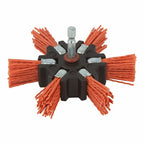 Wolfcraft Nylon waaierborstel – 6 mm schacht, agressief – foto 1 van 2