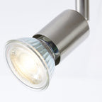 Base Line Parma Plafondspot – 2× GU10 LED 5 W, chroom – foto 2 van 4