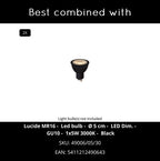 Lucide TRIMLESS Inbouwspot – 2× GU10, zwart – foto 3 van 4