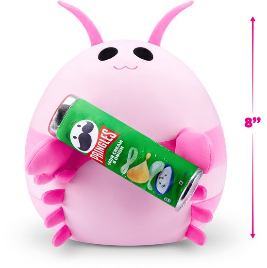 Snackles Garnaal Lily met Pringles knuffel – 38 cm, pluche – foto 4 van 4