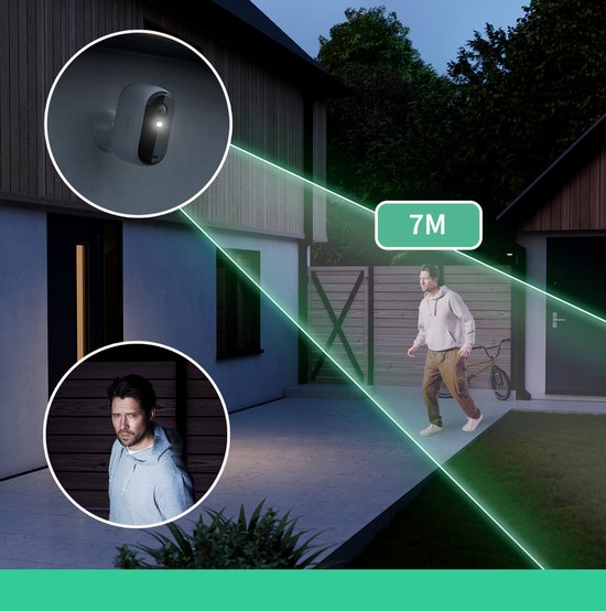 Arlo Essential 2K Beveiligingscamera set van 2 – draadloos, met zonnepaneel – foto 3 van 4