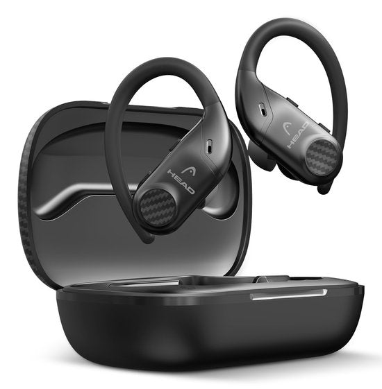 HEAD HDTW03 hoofdtelefoon/headset Draadloos oorhaak Gesprekken/Muziek/Sport/Elke dag Bluetooth Zwart