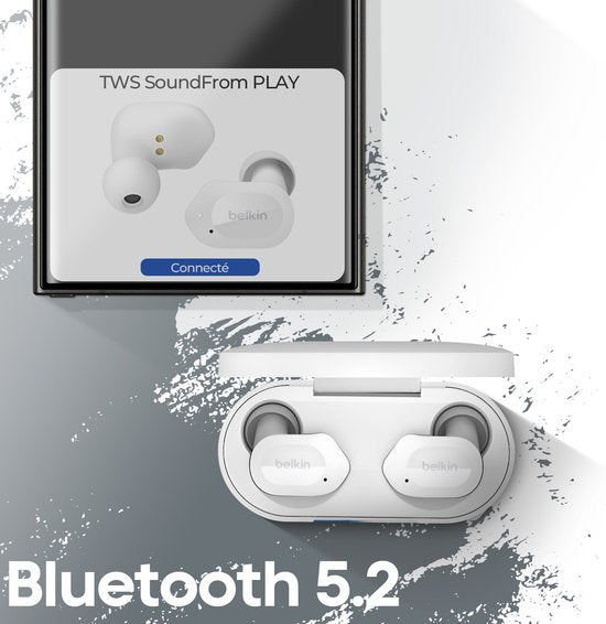 Belkin SoundForm Play True Wireless oordopjes – Bluetooth 5.0, 31 uur accu – foto 3 van 4