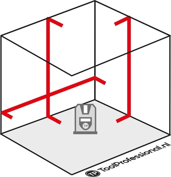 STANLEY KRUISLASER CROSS 90 ROOD