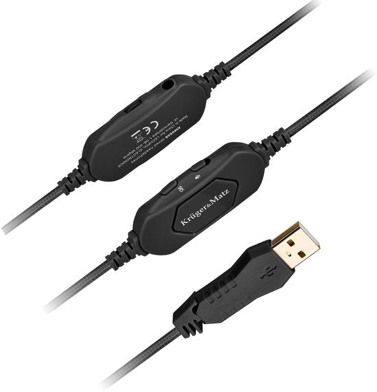 KrÃ¼ger&Matz KM0659 - KrÃ¼ger & Matz gaming hoofdtelefoon voor kinderen. zwart
