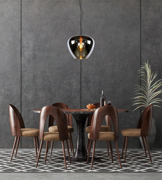 Lucide Soufian Hanglamp – 1× E27, Ø 40 cm – foto 3 van 4
