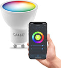 Calex Smart Lamp - Wi-Fi LED Lighting - GU10 - Smart Bulb - Dimmable - RGB and Warm White - 4.9W