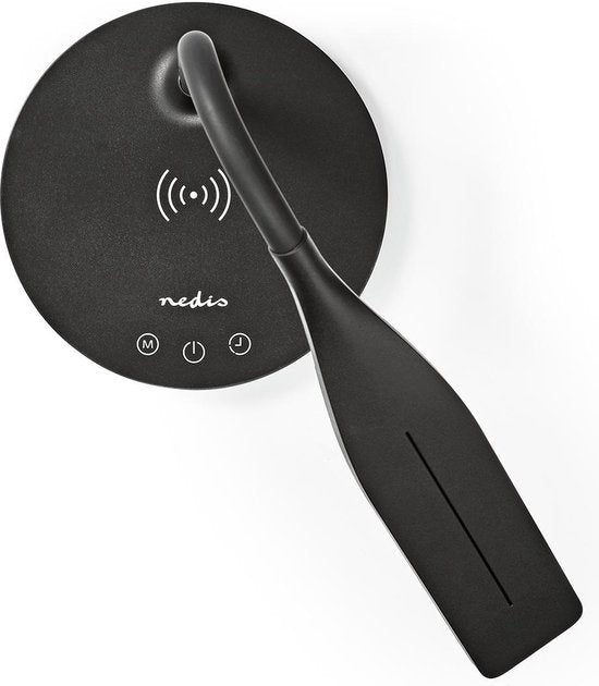 Nedis LED-Lamp met Draadloze Lader - Dimmer - Op Product - LED / Qi - 10 W - Met dimfunctie - Koel Wit / Natuurlijk Wit / Warm Wit - 2700 - 6500 K