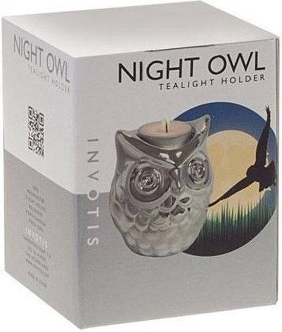 Invotis waxinelicht houder Night Owl
