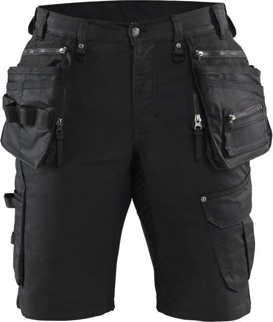 Blaklader Short denim stretch X1900 1992-1141 - Black/Black - C52