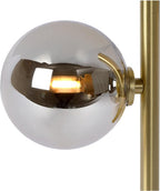 Lucide Tycho Tafellamp – 2× G9, mat goud/messing – foto 3 van 4