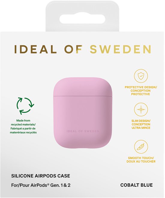 iDeal of Sweden Silicone case voor Apple AirPods 1/2 – siliconen, roze – foto 4 van 4