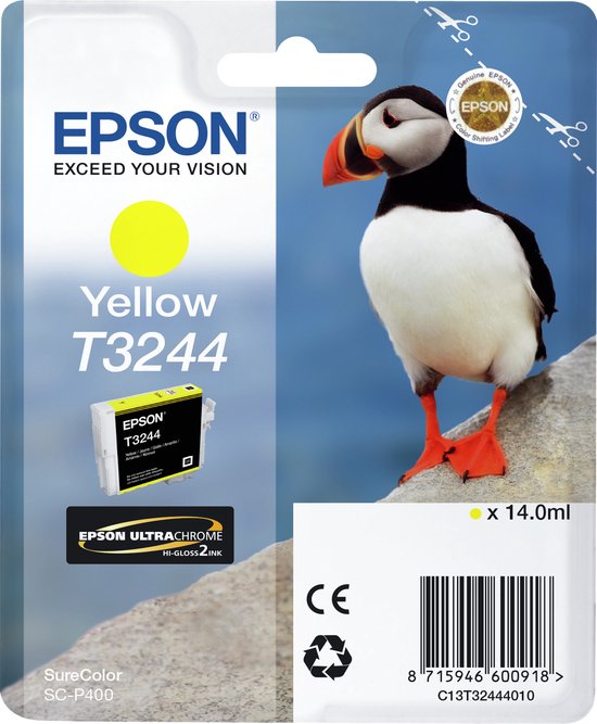 Epson T3244 Inktcartridge geel – 14 ml, 980 pagina's – foto 1 van 3